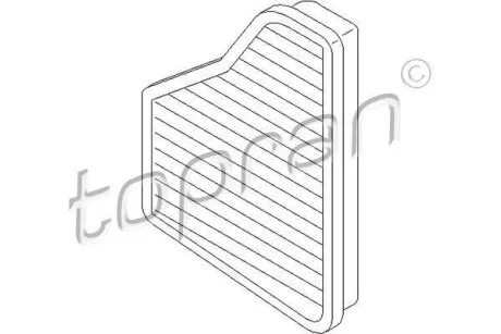 Фільтр салону TOPRAN / HANS PRIES 400 213
