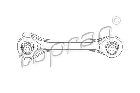 Рычаг независимой подвески колеса, подвеска колеса TOPRAN / HANS PRIES 400 291