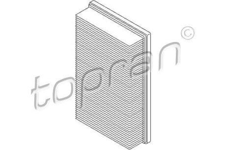 Фільтр повітряний м111, /200e,2 TOPRAN / HANS PRIES 400 308