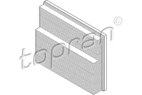 Воздушный фильтр TOPRAN / HANS PRIES 400 310