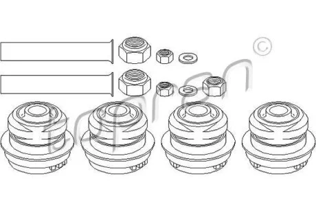 Ремкомплект важеля TOPRAN / HANS PRIES 400 330