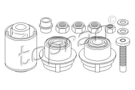 Ремкомплект важеля TOPRAN / HANS PRIES 400 334