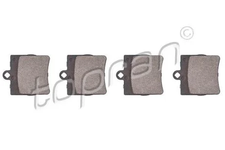 Гальмівні колодки, дискові TOPRAN / HANS PRIES 400 419