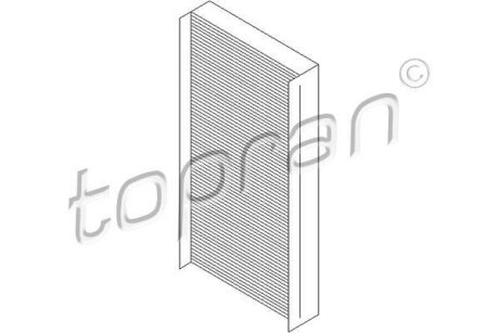 Фільтр салону TOPRAN / HANS PRIES 401 027