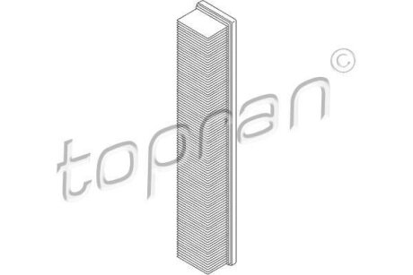 Фiльтр повiтряний TOPRAN / HANS PRIES 401 036