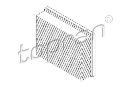 Фільтр повітря TOPRAN / HANS PRIES 401 039