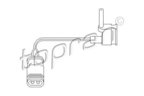 Датчик зносу,гальм.колодки TOPRAN / HANS PRIES 401 202