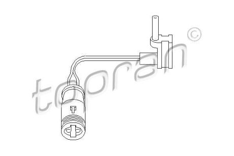 Датчик износа тормозных колодок (L=95mm) MB W203/211/220 TOPRAN / HANS PRIES 401 203