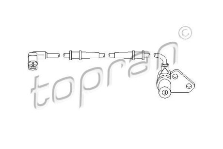 Датчик ABS TOPRAN / HANS PRIES 401 412
