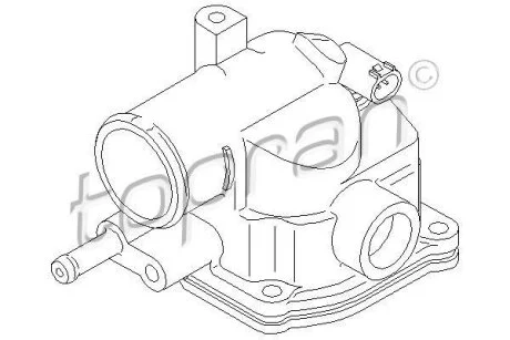 Термостат MB C,E 200/220 Cdi 01- TOPRAN / HANS PRIES 401 479