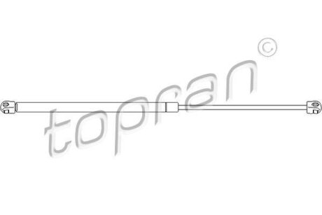 Амортизатор кришки багажника TOPRAN / HANS PRIES 401 486