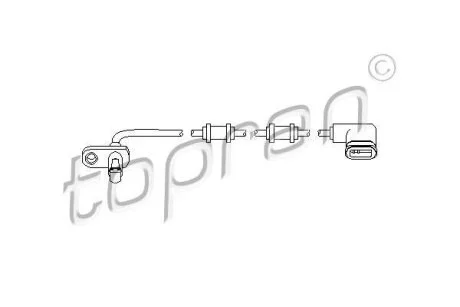 Датчик ABS TOPRAN / HANS PRIES 401 546