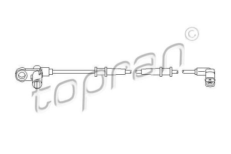 Датчик ABS TOPRAN / HANS PRIES 401 547