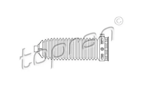 Пильник рульового керування TOPRAN / HANS PRIES 401 910