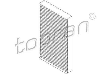 Фільтр салону TOPRAN / HANS PRIES 407 735