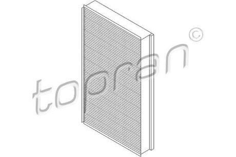 Фільтр салону TOPRAN / HANS PRIES 407 736