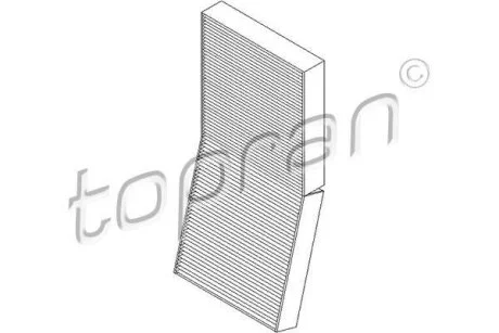 Фільтр салону TOPRAN / HANS PRIES 407 737