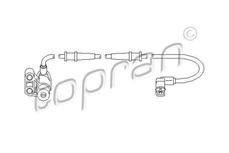 Датчик ABS TOPRAN / HANS PRIES 407 756