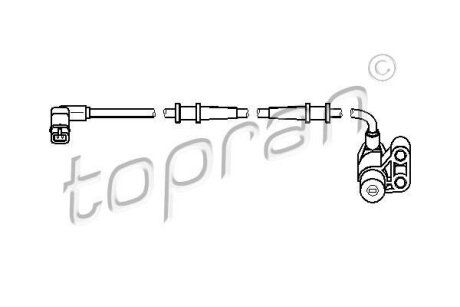 Датчик ABS TOPRAN / HANS PRIES 407 757