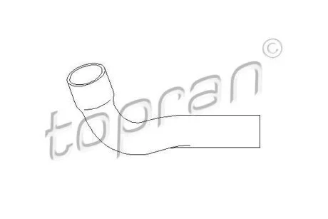Шланг гумовий сист. охолоджен. TOPRAN / HANS PRIES 407 980
