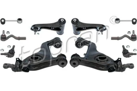 Комплект передніх важелів TOPRAN / HANS PRIES 408 428 (фото 1)