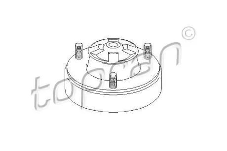Опорна подушка TOPRAN / HANS PRIES 500 053