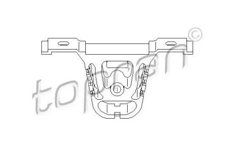 Елемент випускної системи TOPRAN / HANS PRIES 500 176