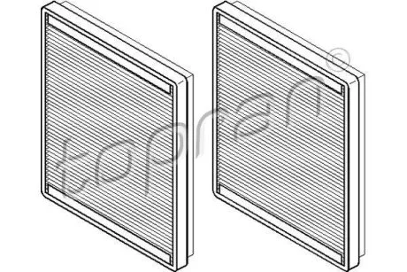 Фільтр салону TOPRAN / HANS PRIES 500 218