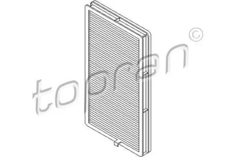 Фільтр салону TOPRAN / HANS PRIES 500 221