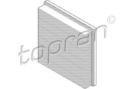 Фільтр повітря TOPRAN / HANS PRIES 500 228