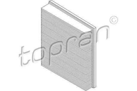 Фільтр повітря TOPRAN / HANS PRIES 500 235
