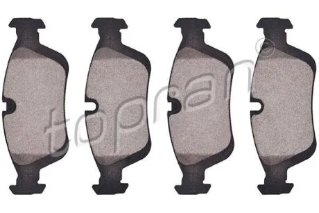 Гальмівні колодки, дискові TOPRAN / HANS PRIES 500 378