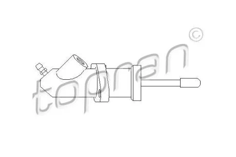 Робочий циліндр зчеплення TOPRAN / HANS PRIES 500 507