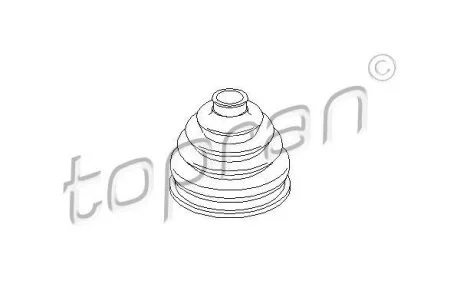 Комплект пильовиків гумових TOPRAN / HANS PRIES 500 609