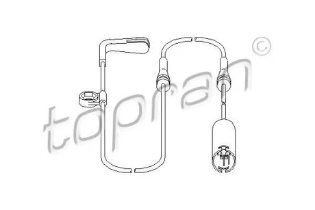 Датчик зносу,гальм.колодки TOPRAN / HANS PRIES 500 658