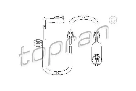 Датчик зносу гальмівних колодок TOPRAN / HANS PRIES 500 667