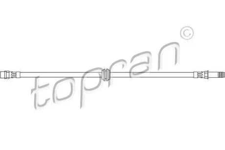 Гальмівний шланг TOPRAN / HANS PRIES 500 756