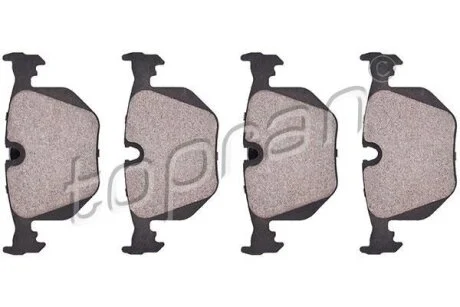 Гальмівні колодки, дискові TOPRAN / HANS PRIES 500 794