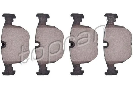 Гальмівні колодки, дискові TOPRAN / HANS PRIES 500 834