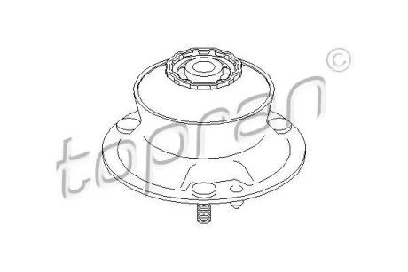 Подушки амортизатора TOPRAN / HANS PRIES 500 835