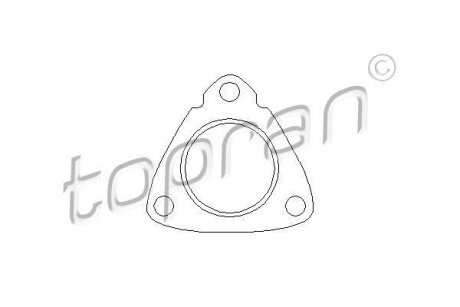 Прокладка приемной трубы BMW 325i/iX/328i/525i/iX/528i/728i/750i (M50,M52/VANOS) TOPRAN / HANS PRIES 500 850