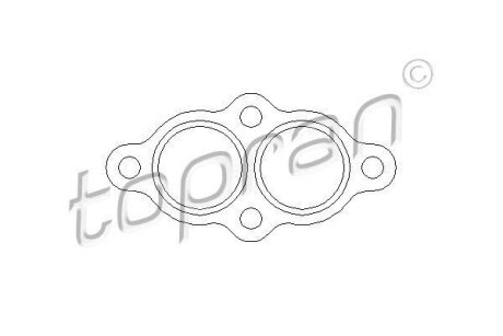 Прокладка приемной трубы BMW 316i/318i/518i E30,36,34 (M40) TOPRAN / HANS PRIES 500 851