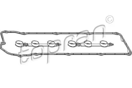 Комплект прокладок клап.кришки TOPRAN 500 937