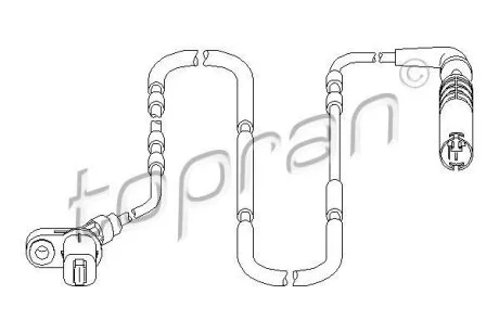 Датчик ABS TOPRAN / HANS PRIES 500 980