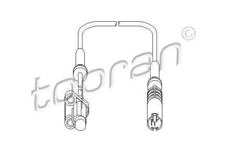 Датчик ABS TOPRAN / HANS PRIES 500 981