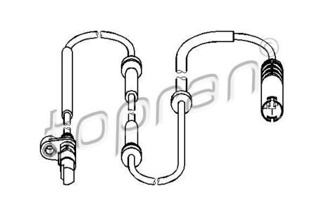 Датчик ABS TOPRAN / HANS PRIES 500 985