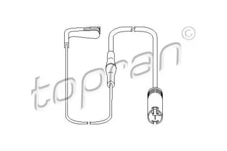 Датчик зносу,гальм.колодки TOPRAN / HANS PRIES 500 995