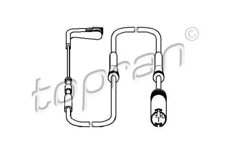 Датчик зносу,гальм.колодки TOPRAN / HANS PRIES 500 996