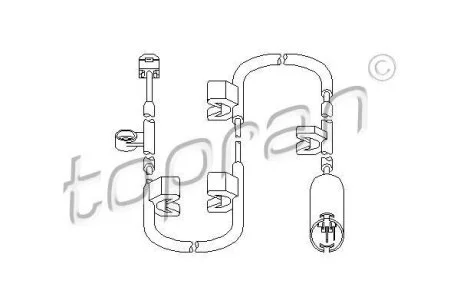 Датчик зносу,гальм.колодки TOPRAN / HANS PRIES 501 025