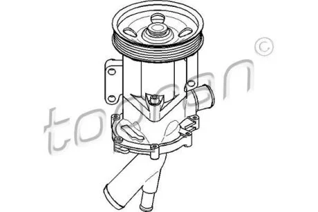 Водяна помпа TOPRAN / HANS PRIES 501 074